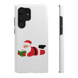 Nerdy Santa Phone Case | Dual-Layer Protection | Fun Holiday Design | Fits iPhone 16 and More