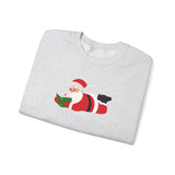 Nerdy Santa Crewneck | Cozy Unisex Fit | Fun Holiday Design | Perfect for Book & Holiday Lovers | Ethically Made