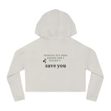 Because You Were Broken (A Court of Thorns and Roses) - Cropped Hoodie - Bookish Loving