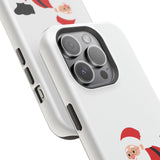 Nerdy Santa Phone Case | Dual-Layer Protection | Fun Holiday Design | Fits iPhone 16 and More