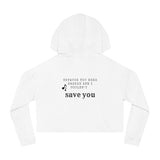 Because You Were Broken (A Court of Thorns and Roses) - Cropped Hoodie - Bookish Loving