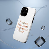 I Run on Books and Christmas Cheer | Custom Impact Resistant iPhone Case | Holiday Design | Durable and Slim Fit | Fits Multiple iPhone Models