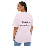 Hot Girls Read Books - Oversized Boxy Tee - Bookish Loving