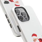 Nerdy Santa Phone Case | Dual-Layer Protection | Fun Holiday Design | Fits iPhone 16 and More