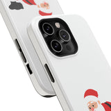 Nerdy Santa Phone Case | Dual-Layer Protection | Fun Holiday Design | Fits iPhone 16 and More