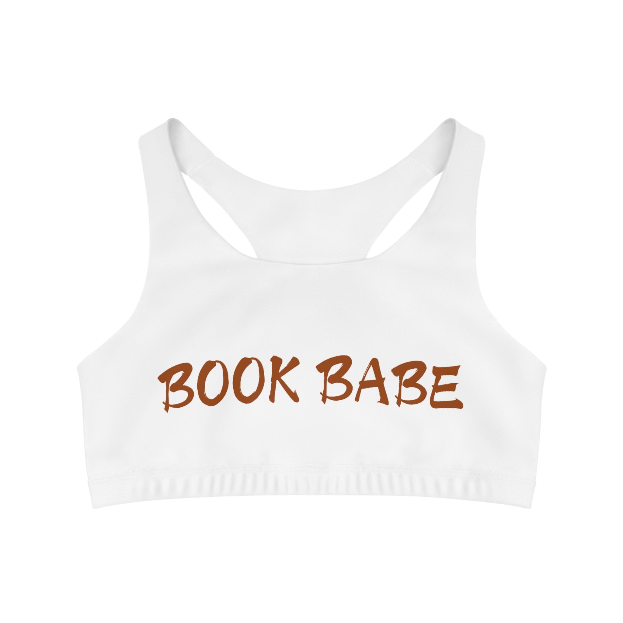 Book Babe Brown - Seamless Sports Bra - Bookish Loving