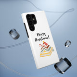 Merry Christmas Bookish Christmas Tree Phone Case | Dual-Layer Protection | Festive Literary Design | Fits iPhone 16 and More