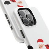 Nerdy Santa Phone Case | Dual-Layer Protection | Fun Holiday Design | Fits iPhone 16 and More