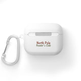 North Pole Reader's Club AirPods Case Cover | Premium Protection | Literary Holiday Design