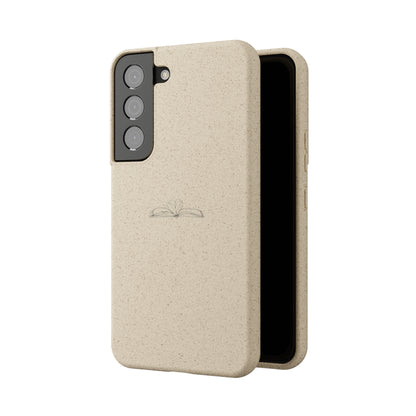 Open Book with Heart Biodegradable Phone Case | Eco-Friendly & Wireless Charging