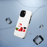 Nerdy Santa Phone Case | Dual-Layer Protection | Fun Holiday Design | Fits iPhone 16 and More