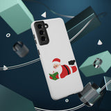 Nerdy Santa Phone Case | Dual-Layer Protection | Fun Holiday Design | Fits iPhone 16 and More