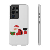 Nerdy Santa Phone Case | Dual-Layer Protection | Fun Holiday Design | Fits iPhone 16 and More