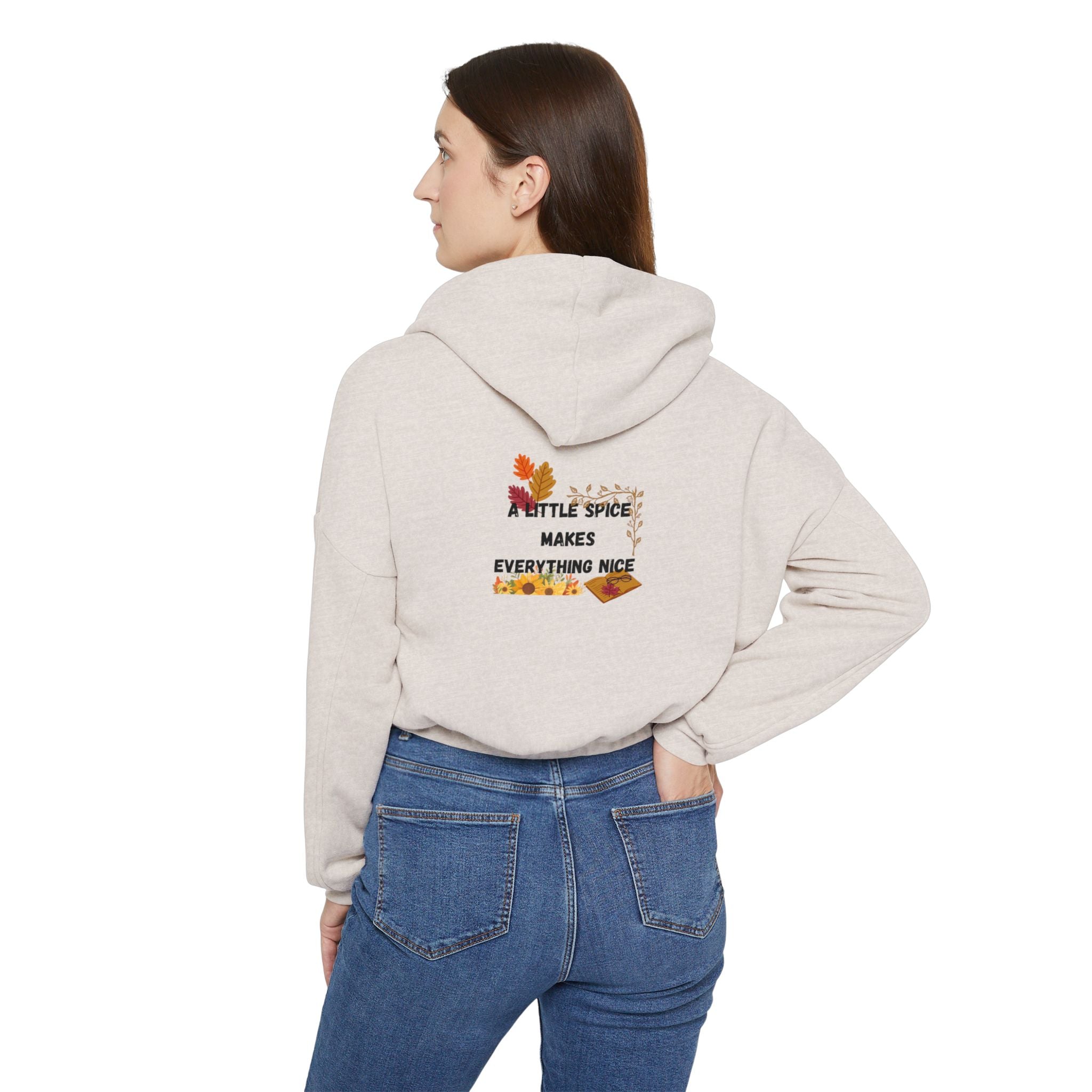 A Little Spice - Cinched Bottom Hoodie - Bookish Loving