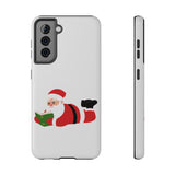 Nerdy Santa Phone Case | Dual-Layer Protection | Fun Holiday Design | Fits iPhone 16 and More