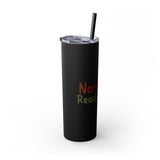 North Pole Reader's Club Skinny Tumbler | 20oz | Double-Wall Insulation | Festive Book Lover Design