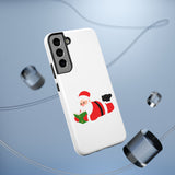 Nerdy Santa Phone Case | Dual-Layer Protection | Fun Holiday Design | Fits iPhone 16 and More