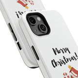 Merry Christmas Bookish Christmas Tree Phone Case | Dual-Layer Protection | Festive Literary Design | Fits iPhone 16 and More