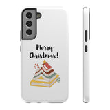 Merry Christmas Bookish Christmas Tree Phone Case | Dual-Layer Protection | Festive Literary Design | Fits iPhone 16 and More