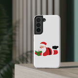 Nerdy Santa Phone Case | Dual-Layer Protection | Fun Holiday Design | Fits iPhone 16 and More