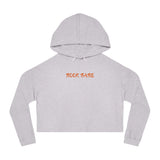 Book Babe Orange - Cropped Hoodie - Bookish Loving