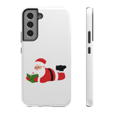 Nerdy Santa Phone Case | Dual-Layer Protection | Fun Holiday Design | Fits iPhone 16 and More