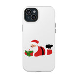 Nerdy Santa Phone Case | Dual-Layer Protection | Fun Holiday Design | Fits iPhone 16 and More