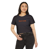 Book Babe Orange - Cropped Tee - Bookish Loving