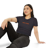 Book Babe Orange - Cropped Tee - Bookish Loving