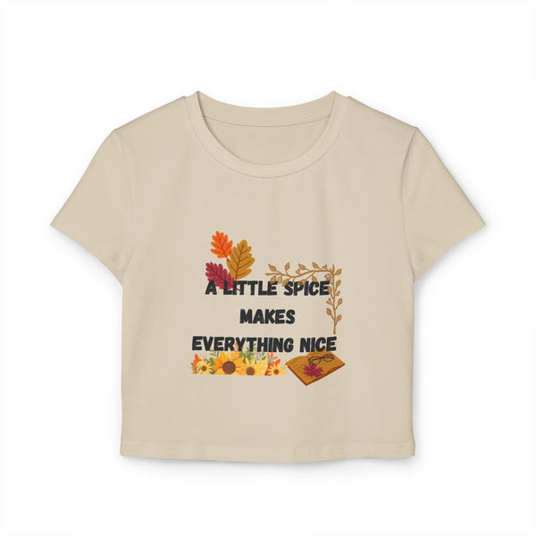 A Little Spice - Women's Baby Tee - Bookish Loving