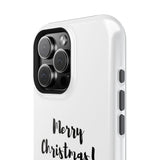 Merry Christmas Bookish Christmas Tree Phone Case | Dual-Layer Protection | Festive Literary Design | Fits iPhone 16 and More