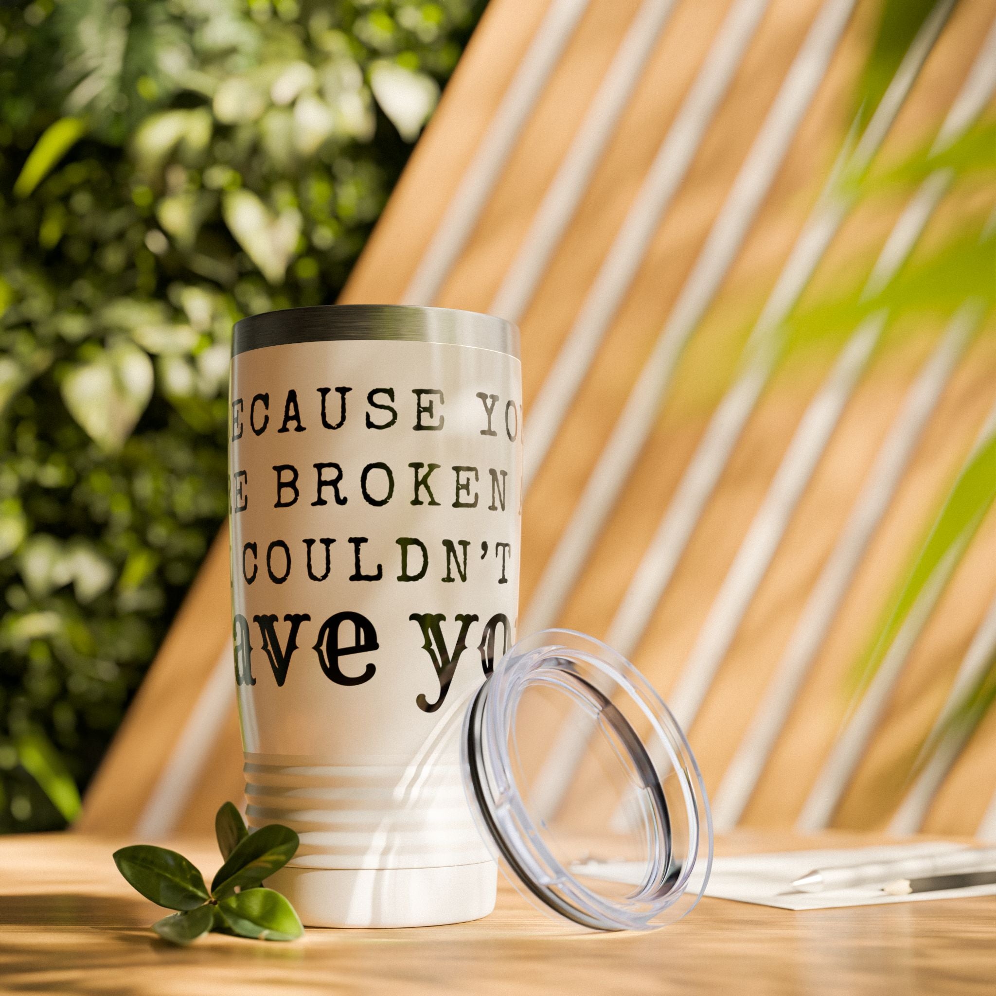 Because You Were Broken (A Court of Thorns and Roses) - Ringneck Tumbler - Bookish Loving