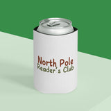 North Pole Reader's Club | Insulated Can Coolers | Festive Drinkware for Book Lovers