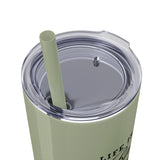 Life Is A Book - Skinny Tumbler with Straw - Bookish Loving