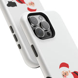 Nerdy Santa Phone Case | Dual-Layer Protection | Fun Holiday Design | Fits iPhone 16 and More