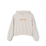 Book Babe Orange - Cinched Bottom Hoodie - Bookish Loving