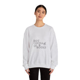 Hot Cocoa and Books Crewneck | Cozy Unisex Fit | Winter Book Lover’s Design | Perfect for the Season | Ethically Made