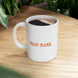 Book Babe Orange - White Mug - Bookish Loving