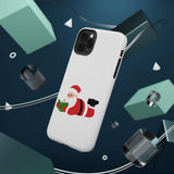 Nerdy Santa Phone Case | Dual-Layer Protection | Fun Holiday Design | Fits iPhone 16 and More