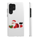 Nerdy Santa Phone Case | Dual-Layer Protection | Fun Holiday Design | Fits iPhone 16 and More