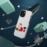 Nerdy Santa Phone Case | Dual-Layer Protection | Fun Holiday Design | Fits iPhone 16 and More