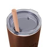 Life Is A Book - Skinny Tumbler with Straw - Bookish Loving