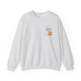 Nerd Ghost - Crewneck Sweatshirt - Bookish Loving