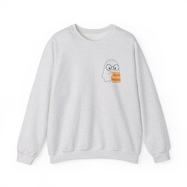 Nerd Ghost - Crewneck Sweatshirt - Bookish Loving