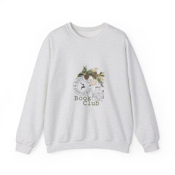 North Pole Book Club Crewneck | Cozy Unisex Fit | Whimsical Holiday Design | Perfect for Book Lovers | Ethically Made