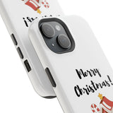 Merry Christmas Bookish Christmas Tree Phone Case | Dual-Layer Protection | Festive Literary Design | Fits iPhone 16 and More