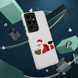 Nerdy Santa Phone Case | Dual-Layer Protection | Fun Holiday Design | Fits iPhone 16 and More