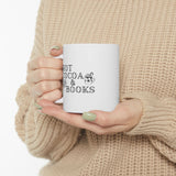 Hot Cocoa and Books Mug | Cozy Ceramic Mug for Book Lovers