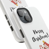 Merry Christmas Bookish Christmas Tree Phone Case | Dual-Layer Protection | Festive Literary Design | Fits iPhone 16 and More