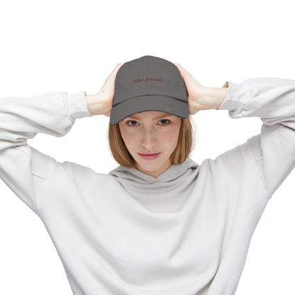 Riders Quadrant Distressed Hat | Fourth Wing Book-Inspired Cap | Adjustable Cotton Twill Hat for Fantasy Lovers